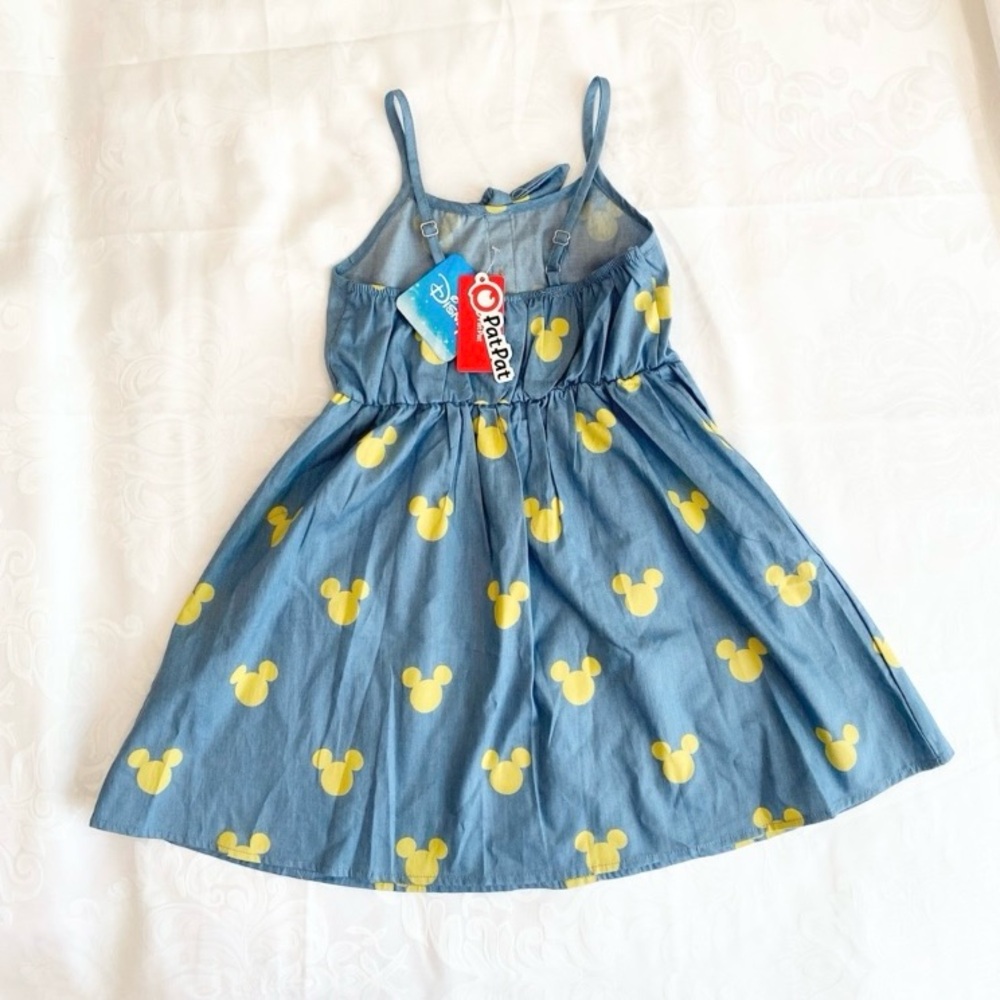 PatPat Mickey Denim Kids Dress - Girls 2T - Picture 9 of 11